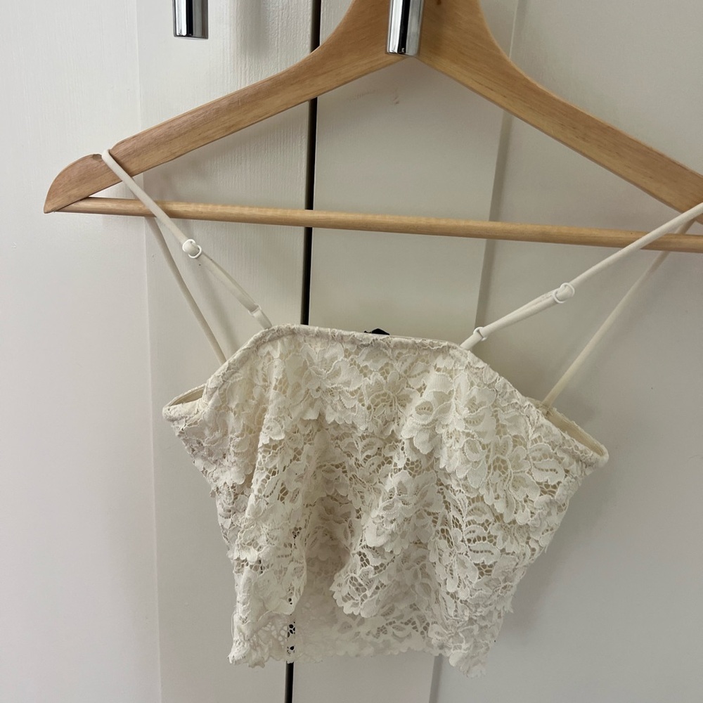 Urban Outfitters Lace Camisole - Cream